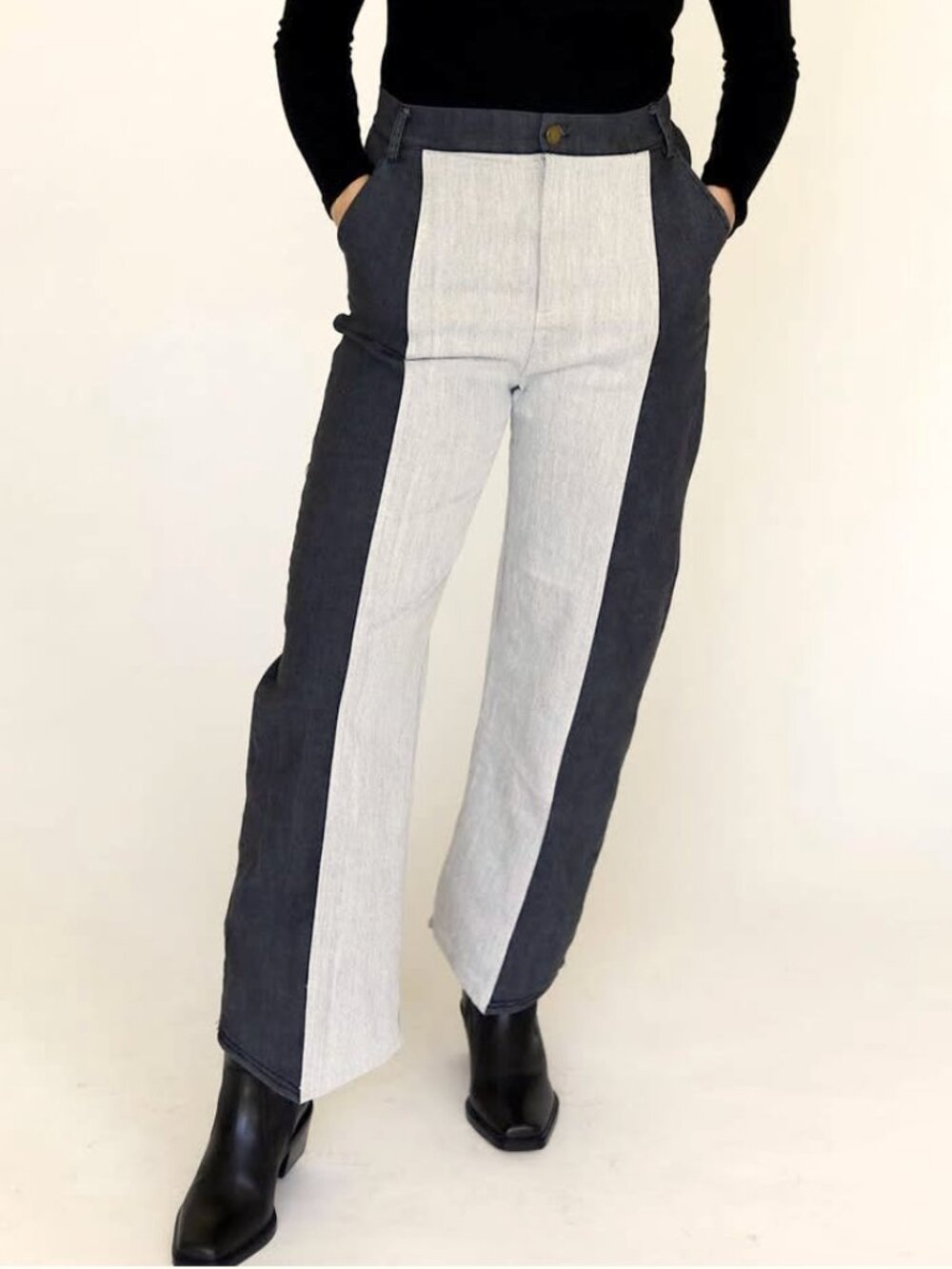 NWT Sugar Cilantro Poppy Pants in Domino